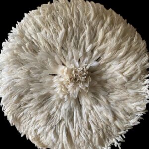 Handmade White Juju Hat