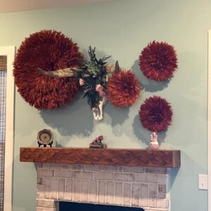 Rust juju hat or Terracotta juju hat set