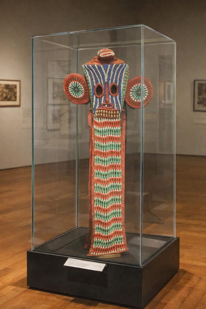 Elephant beaded mask