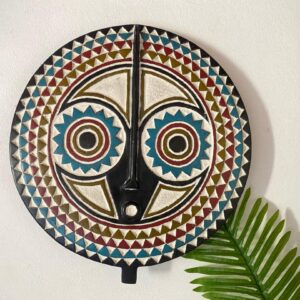 Hand Carved Bwa sun mask wall shield