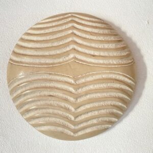 Natural handcarved African wall shield decor